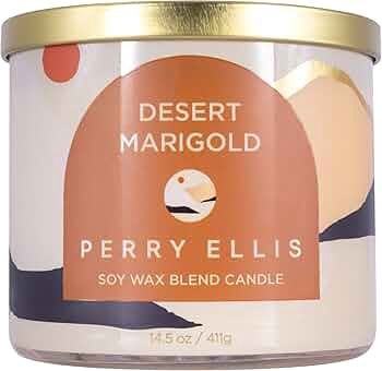 Perry Ellis Desert Marigold Candle 14.5oz
