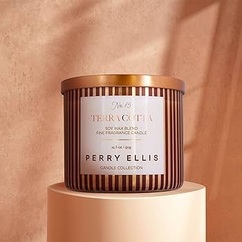 Perry Ellis Terra Cotta Candle 14.5oz