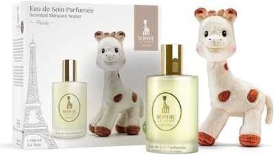 Sophie la Girafe 2Pc Set Eau de Soin Parfumee &amp; Sophie Soft Toy 17Cm 50ml