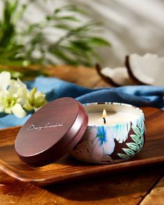 Coconut Oasis Candle Tin