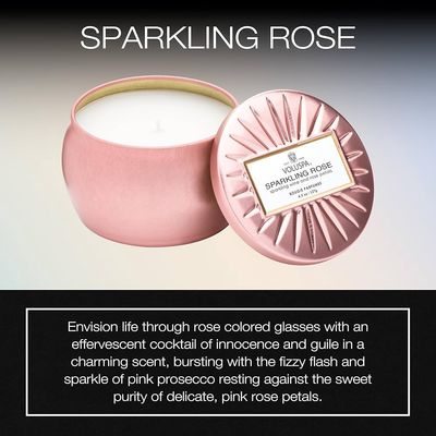 Small Tin Sparkling Rose
