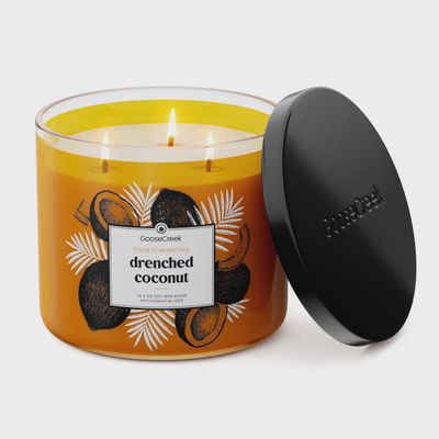3 Wick Candle Drenched Coconut