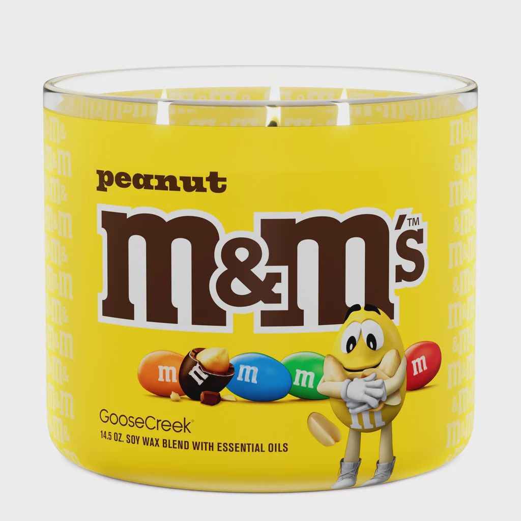3 Wick Candle M &amp; M Peanut