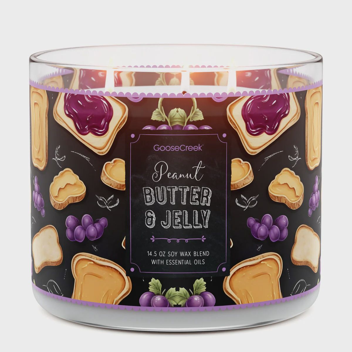 3 Wick Candle Peanut Butter &amp; Jelly