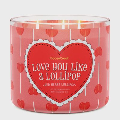 3 Wick Candle Red Lollipop