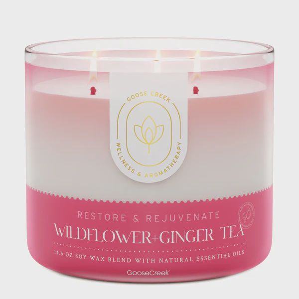 3 Wick Candle Wildflower Ging Tea