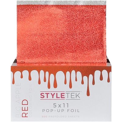 BIG APPLE RED 5*11 POPUP FOIL 500CT