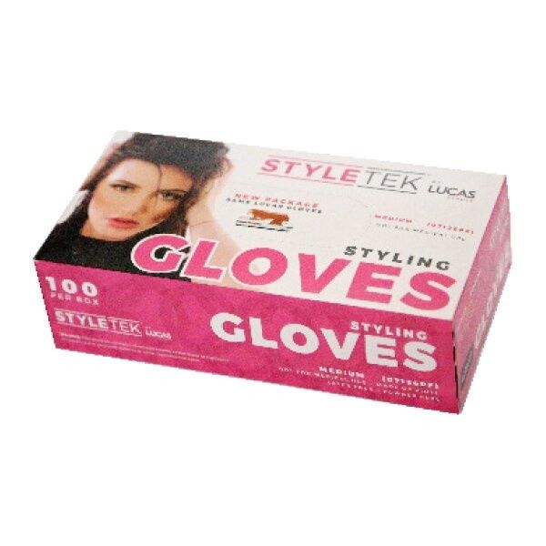 Pink Medium Gloves Powder Free Vinyl
