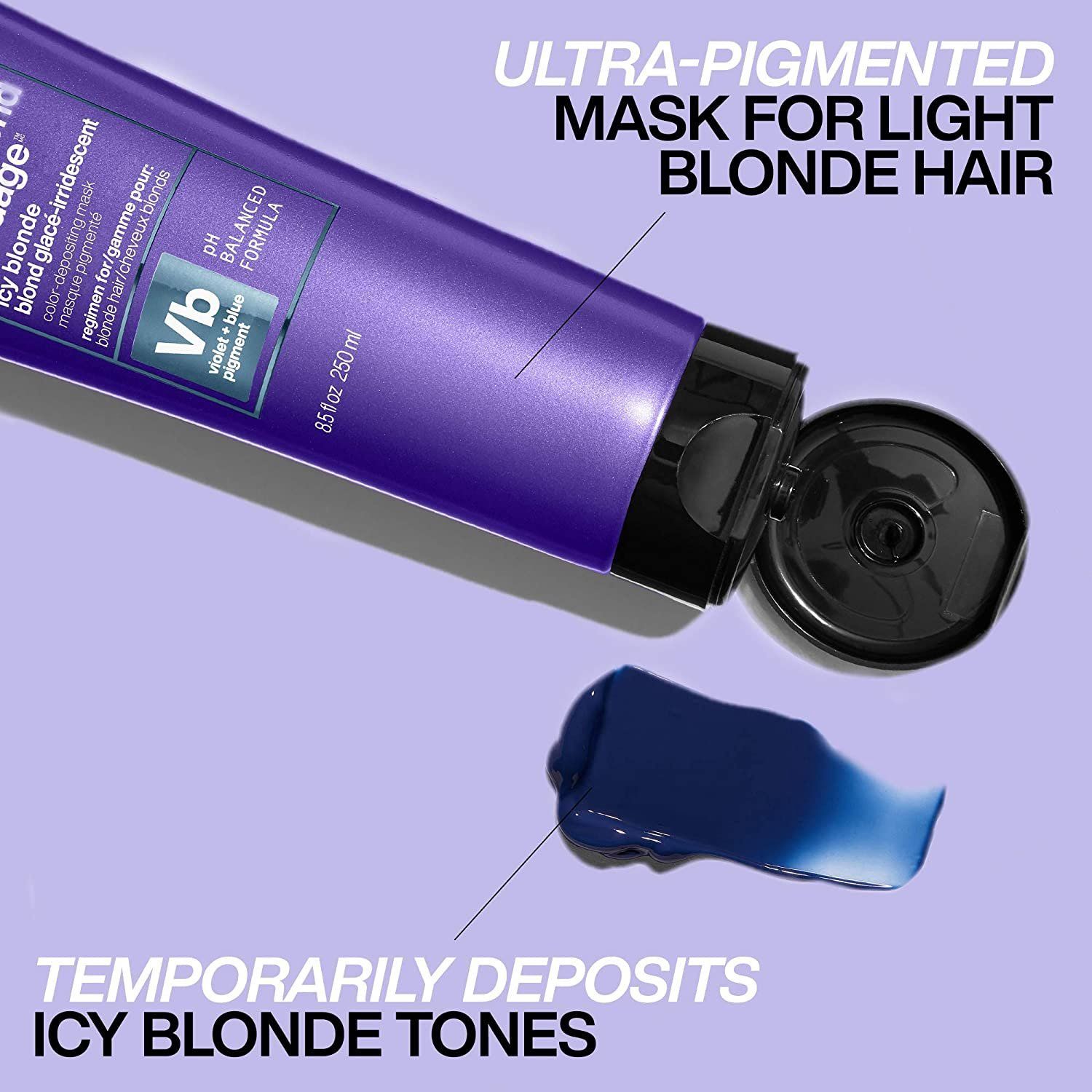 Redken Color Extend Blondage Hair Hair Mask Icy Blonde (Vb - Violet Blue) 250ml