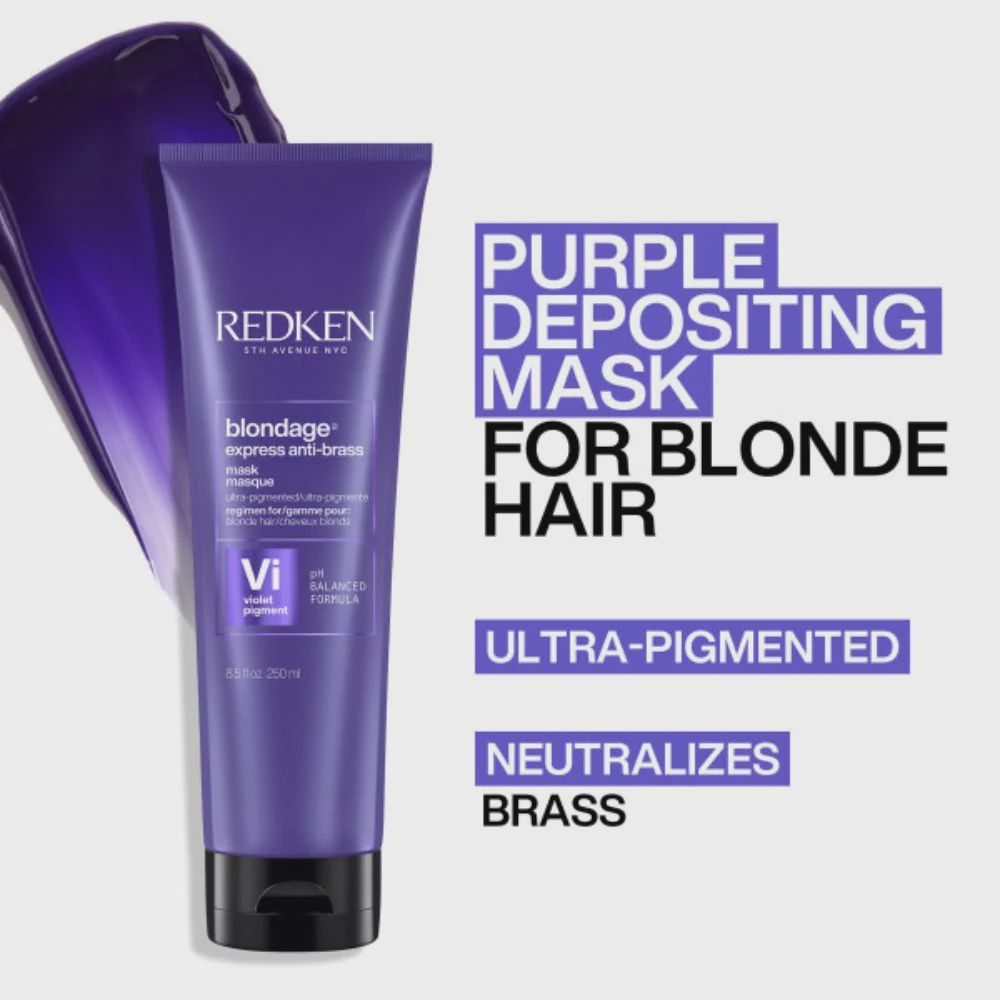 Redken Color Extend Blondage Hair Hair Hair Mask Rn21 Vi 250ml