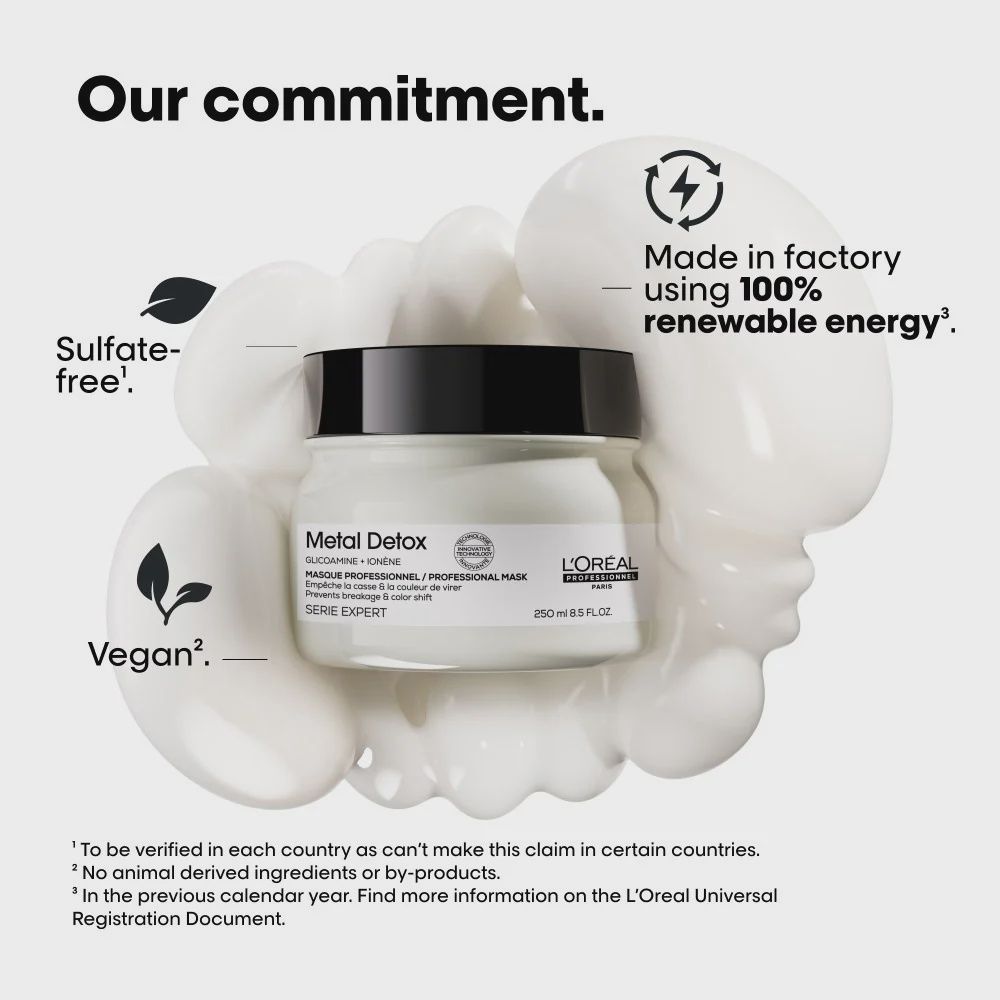 L'Oreal Professional Se Metal Detox Hair Hair Hair Mask 500ml