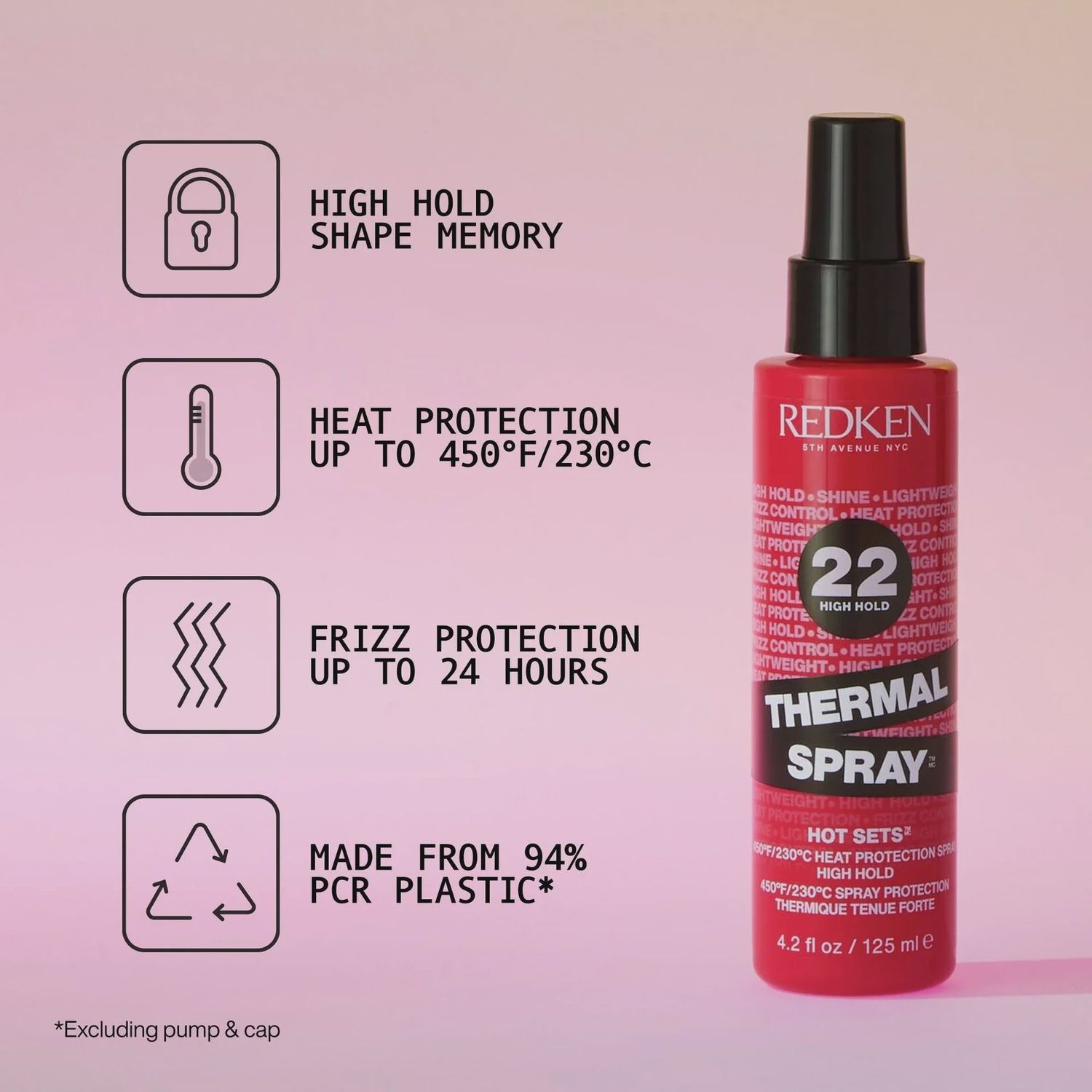 Redken Styling Thermal High Hold 22 (Hot Sets) 125ml