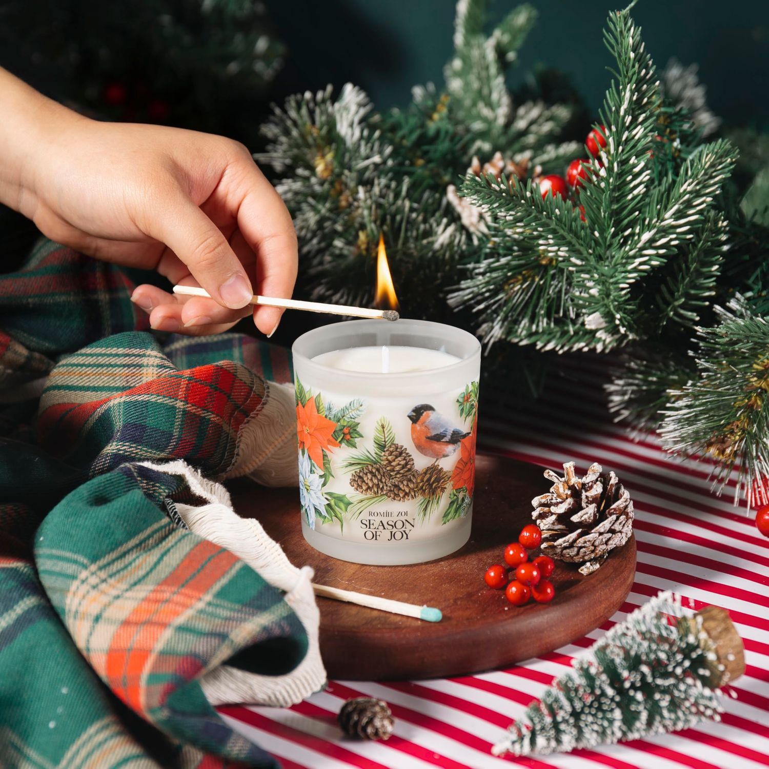 R.Z. Winter Plants Candle 6oz