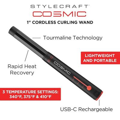 Stylecraft cosmic curler with usb charger