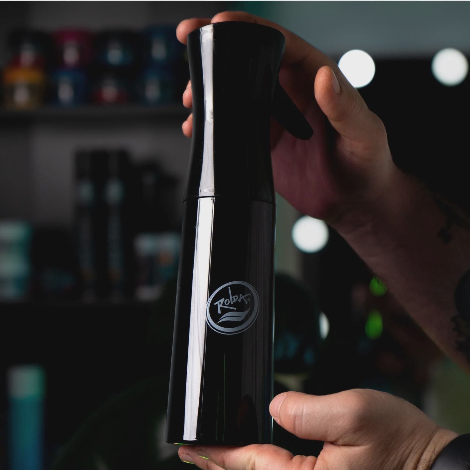 Rolda Mist Spray Bottle Black 300ml