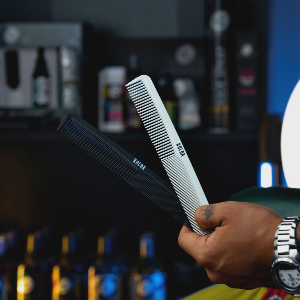 Rolda Barber Comb 7" - Black