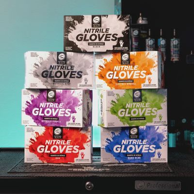 Rolda Nitrile Gloves Black Small 100pc