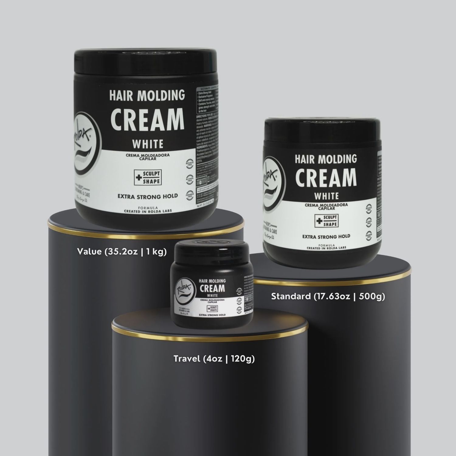 Rolda Hair Molding Cream White 35.2oz