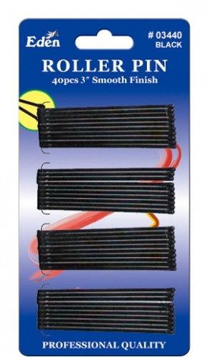 Eden (3") 40 Bob Pins Black