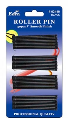 Eden (3") 40 Bob Pins Black