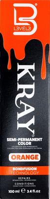 Level3 Orange Semi-Permanent Clr 100ml