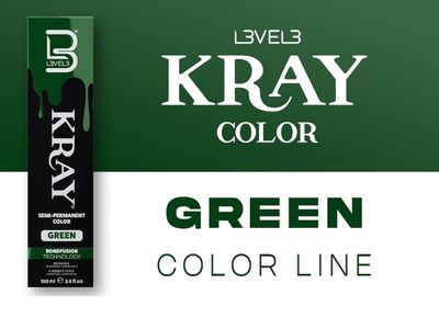 Level3 Green Semi Permanent Clr 100ml