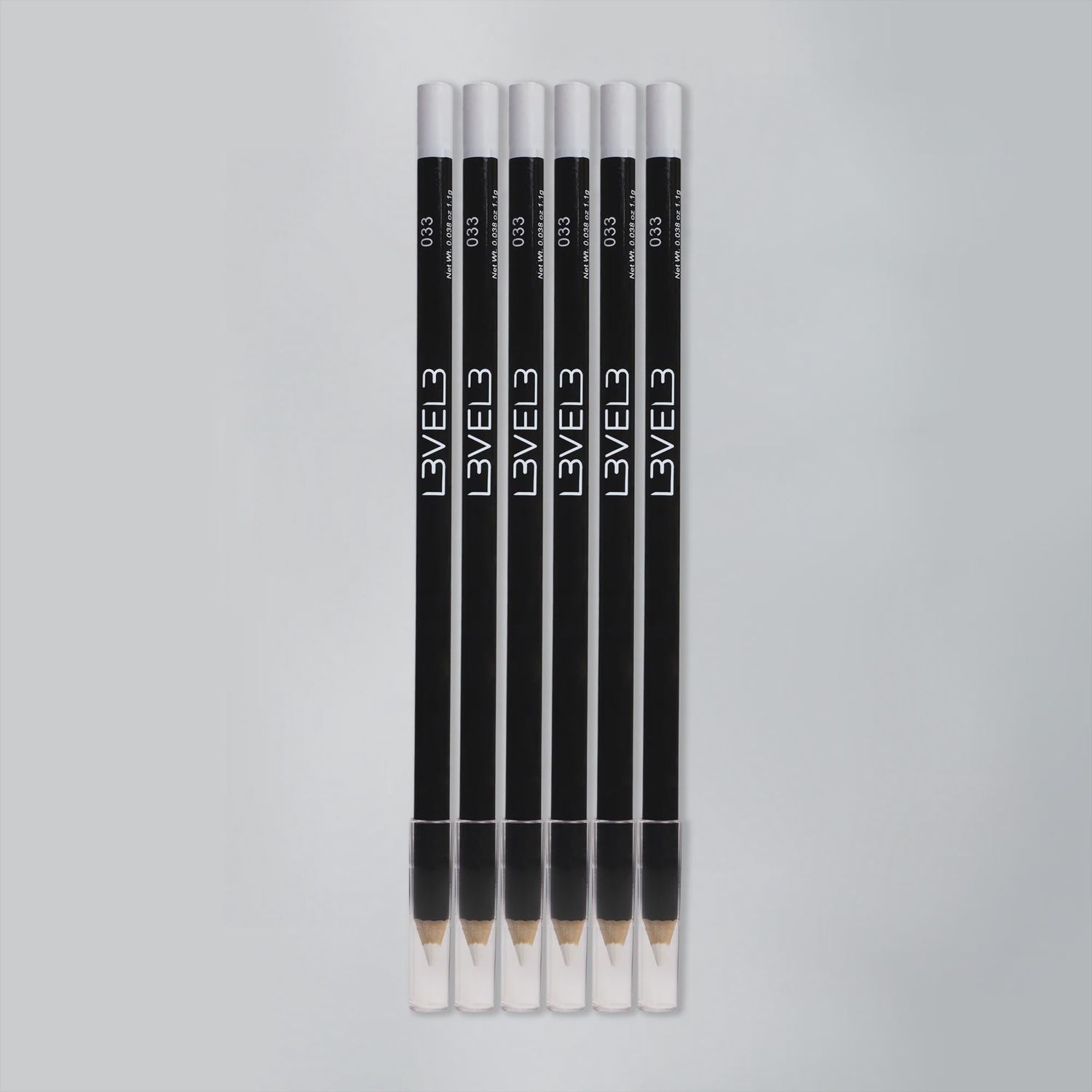 Level3 6pc Liner Pencil White