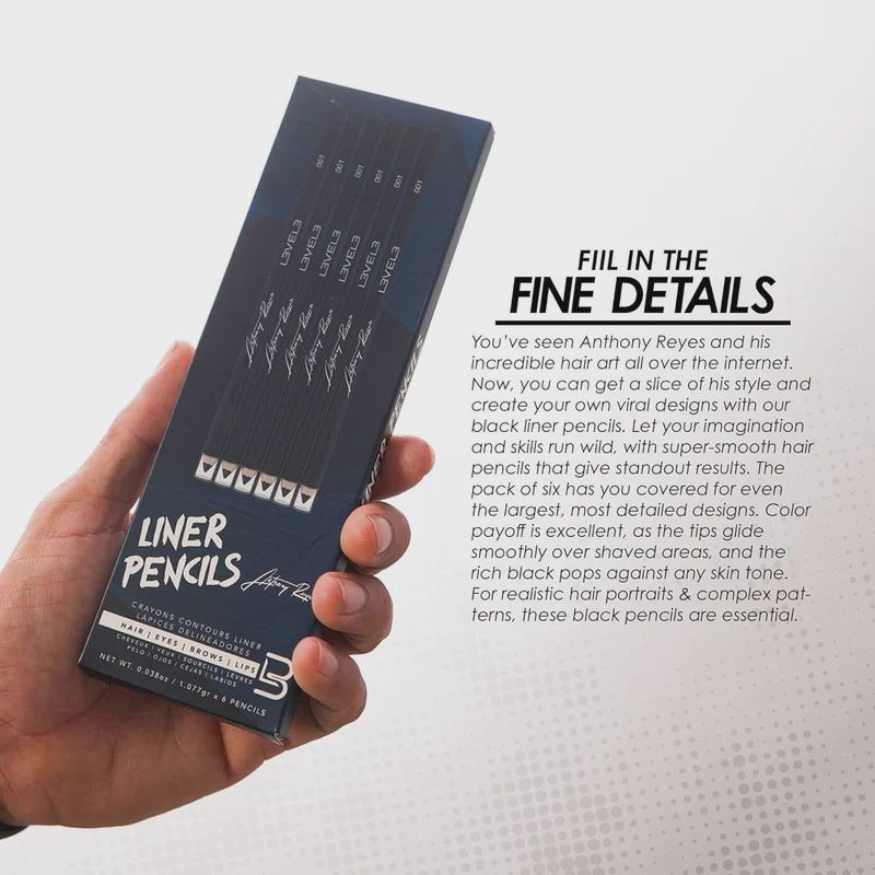 Level3 6pc Pencil Black