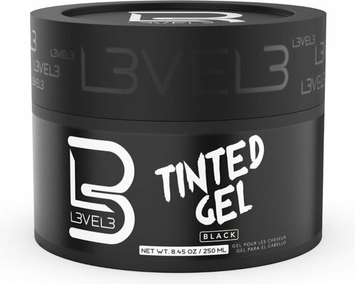 Level3 Tinted Gel Black 250ml