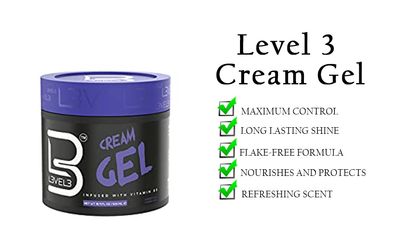 Level3 Cream Hair Gel 500ml