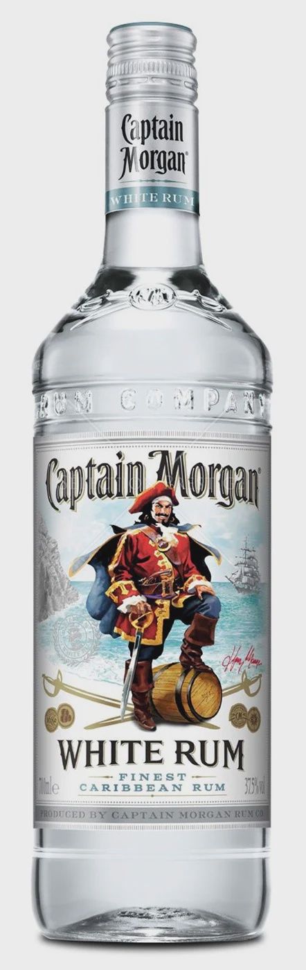 Captain Morgan White Rum 750ML