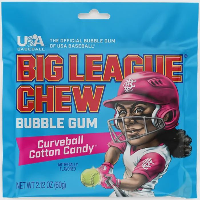 Big League Chew Curveball Cotton Candy