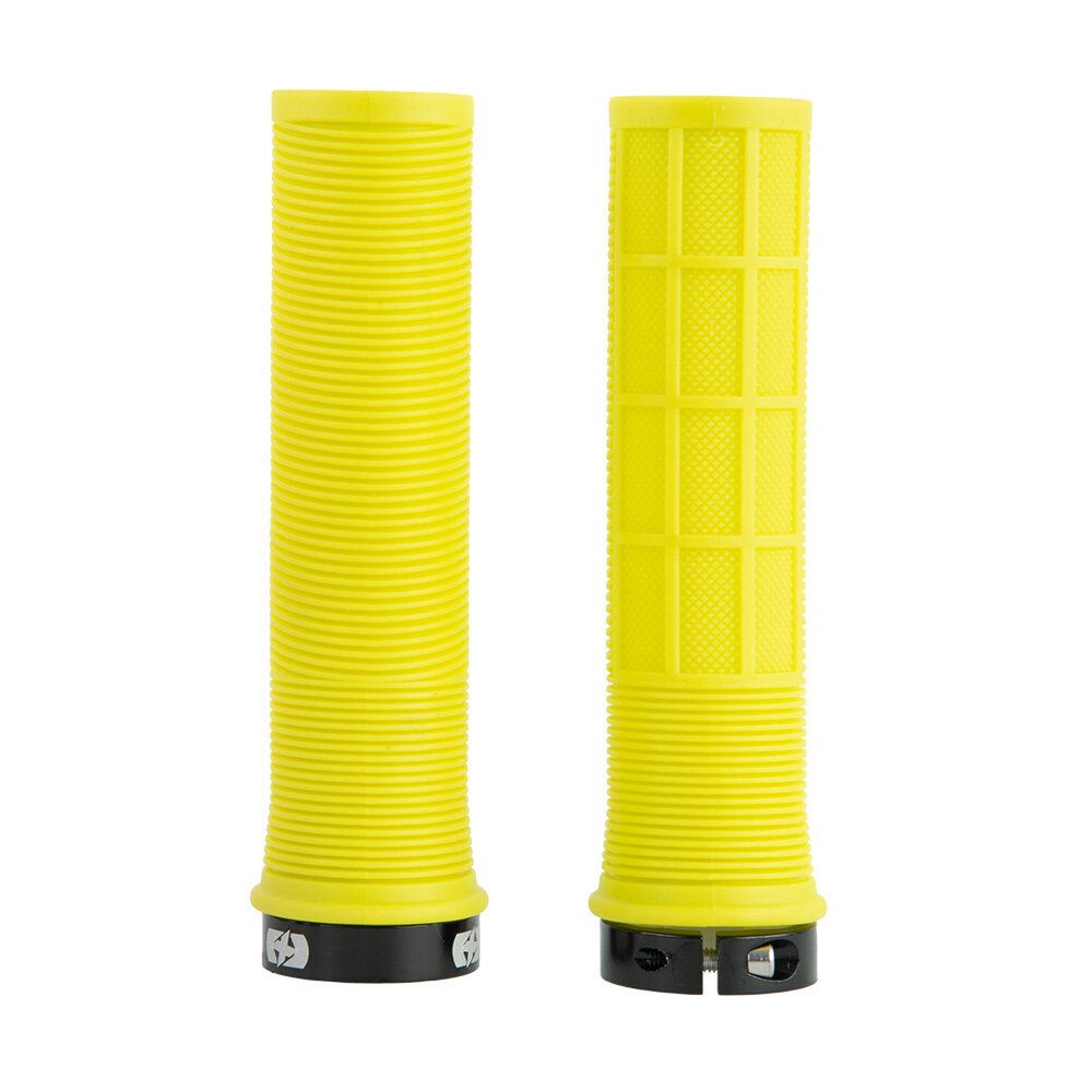 Oxford Driver Lock-On MTB Grips, Color: Fluro