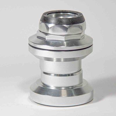 Neco Threaded 1&quot; Headset with Sealed Cartridge Bearings, Color: Silver