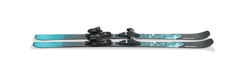 Nordica Wild Belle 78 CA Women's Alpine Skis with TP2 COMPACT 10 FDT Bindings