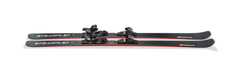 Nordica Steadfast 80 CA FDT All-Mountain Men's Alpine Skis With P2 Light 11 FDT Bindings