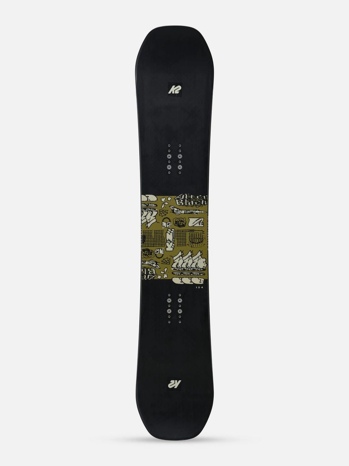 K2 Afterblack Men&#39;s Snowboard 2025