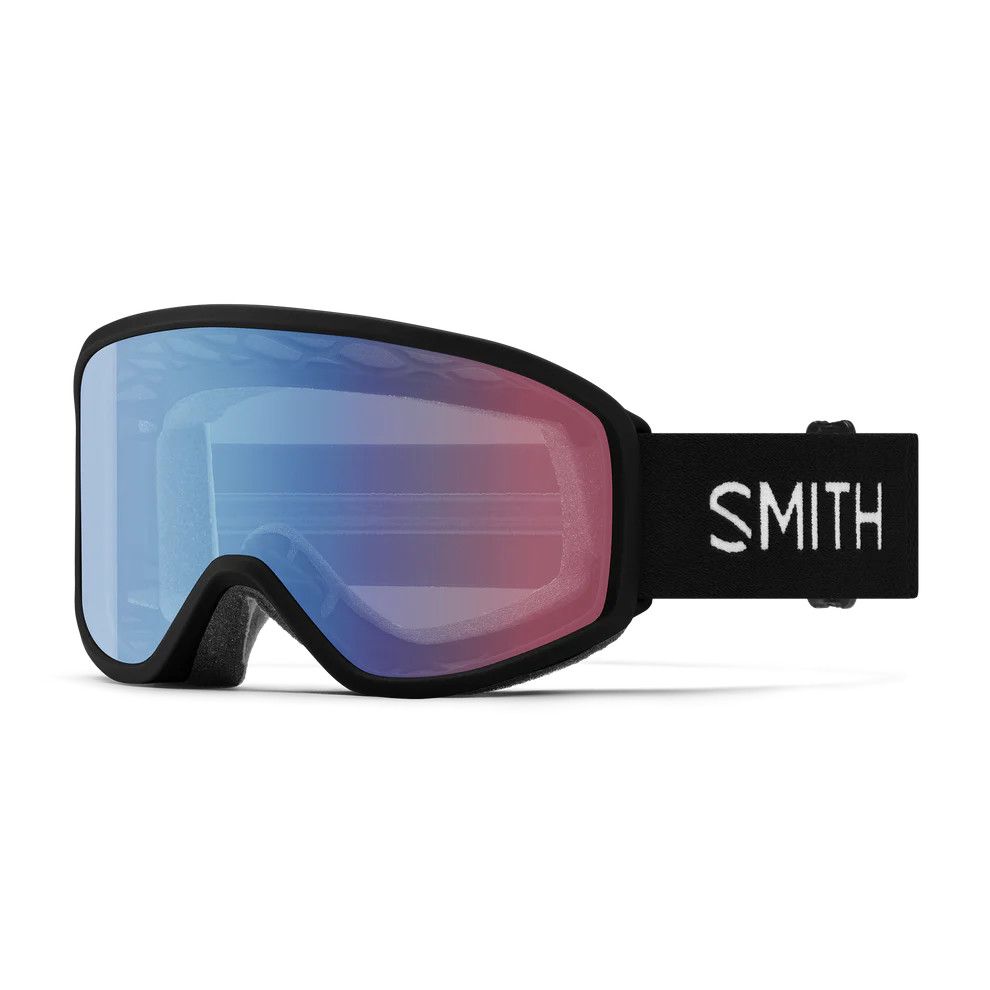 Smith Reason OTG Ski &amp; Snowboard Goggles, Frame Colour: Black, Lens Colour: Blue Sensor Mirror