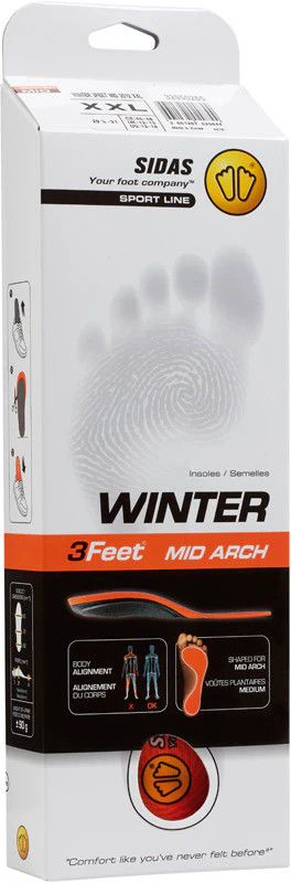 Sidas 3Feet Winter Mid Insoles