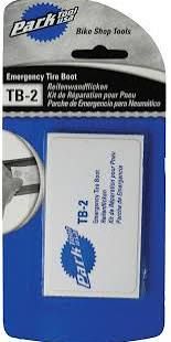 Park Tool TB-2 Emergency Tire Boots, White/Blue TB-2 Emergency Tire Boots