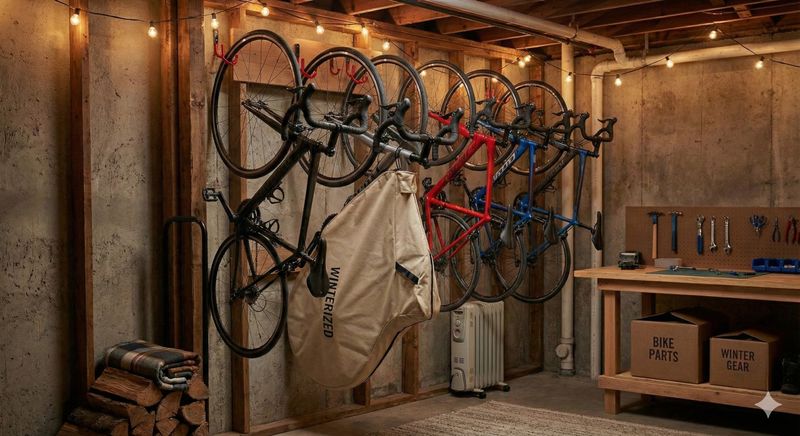 Winter Bike Storage + Standard Tune Up