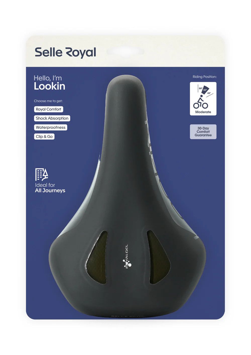 Selle Royal Lookin Basic Gel-Filled Saddle Women's Moderate