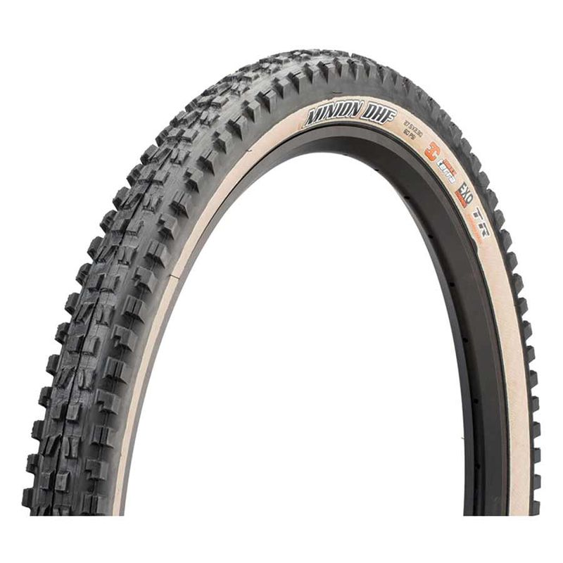 Maxxis Minion DHF Tire 29''x2.50 Tubeless Ready, Dual, EXO, Wide Trail, 60TPI, Tanwall