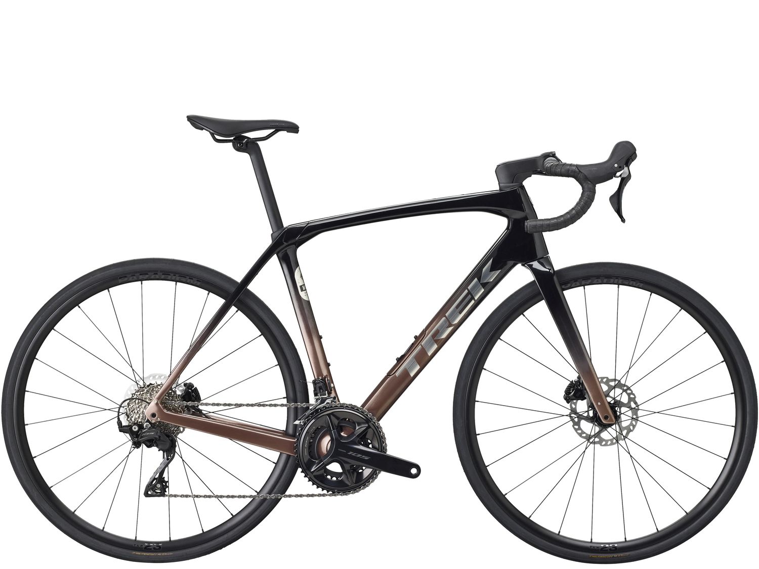 Trek Domane SL 5 Gen 4 Road Bike, Color: Dark Star to Bronze Age Fade, Size: 44cm