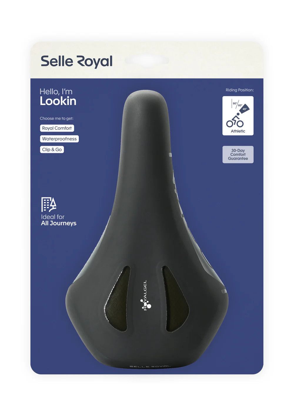 Selle Royal Lookin Basic Gel-Filled Saddle, Size: Athletic