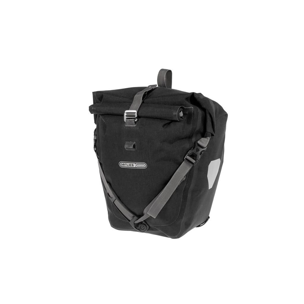 Ortlieb Back-Roller Plus QL2.1 Rear Pannier, Color: Black, Size: 20 L, Kit: Single