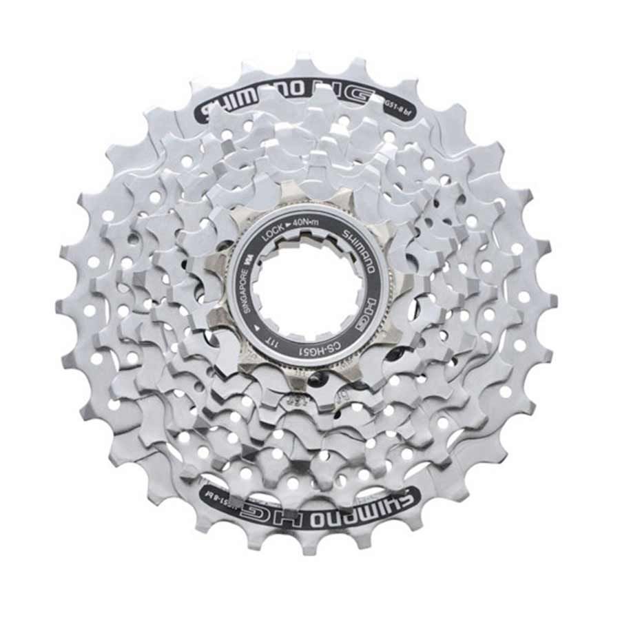Shimano CS-HG51-8 8-Speed Cassette, Size: 11-28t