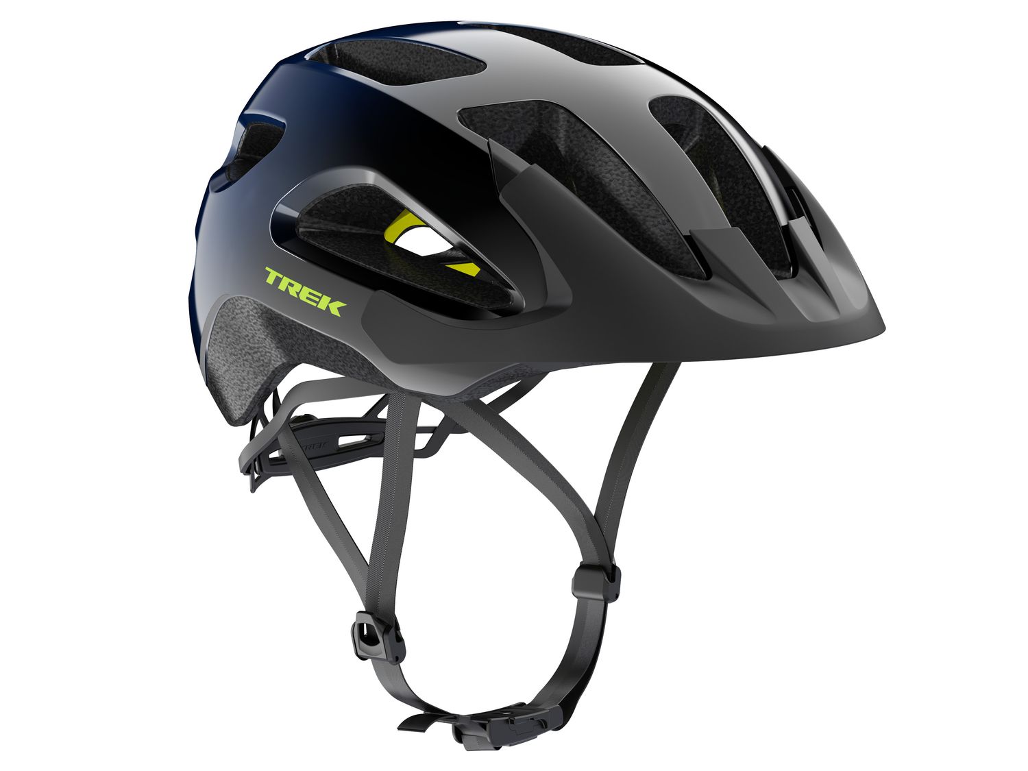 Trek Solstice Mips Youth Bike Helmet, Color: Black/Dark Aquatic, Size: Youth (50 - 55 cm)