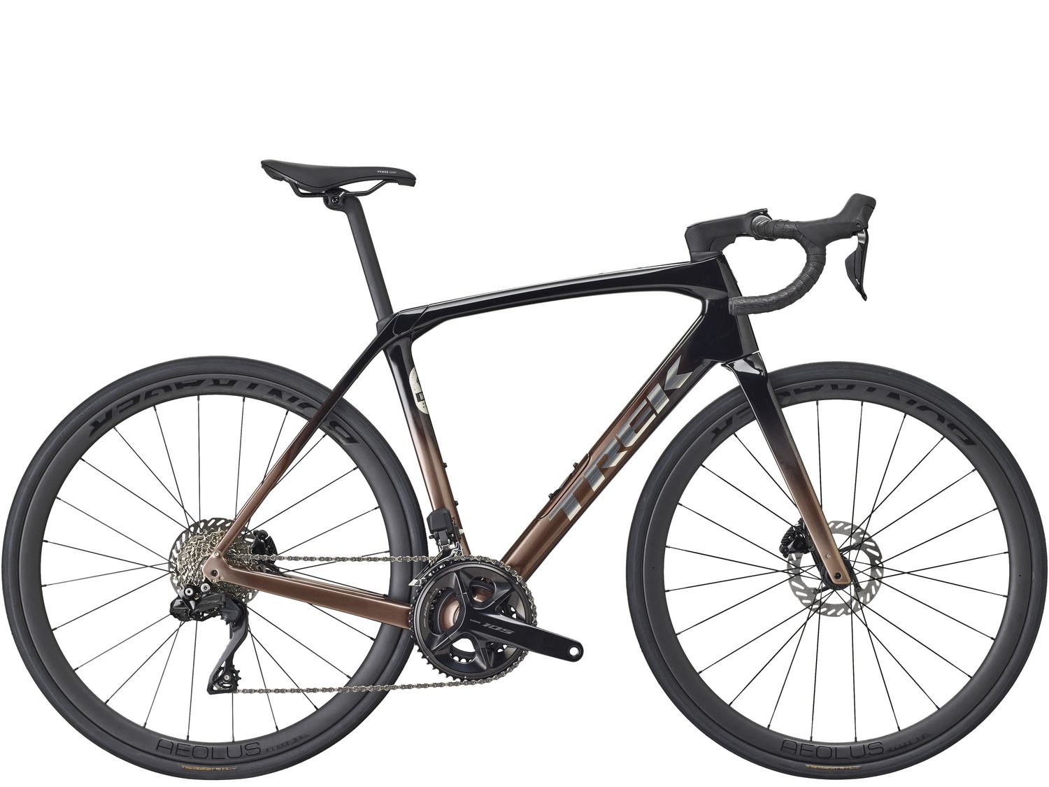 Trek Domane SL 6 Gen 4 Road Bike, Color: Dark Star to Bronze Age Fade, Size: 47cm
