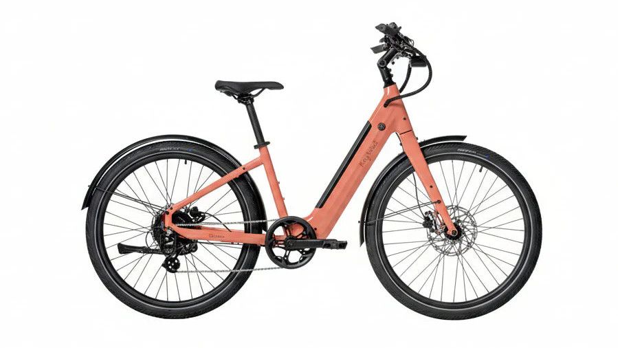 AIMA Key West E-Bike, Color: Coral, Size: Small